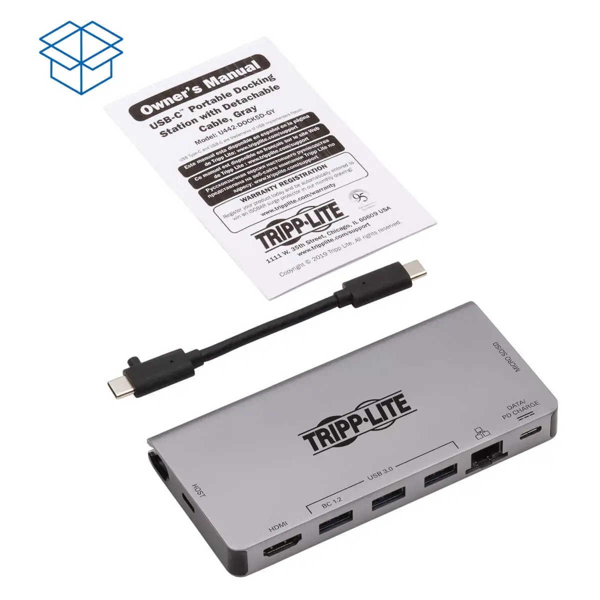 Tripp Lite U442-DOCK5D-GY USB-C док-станция Photo 7