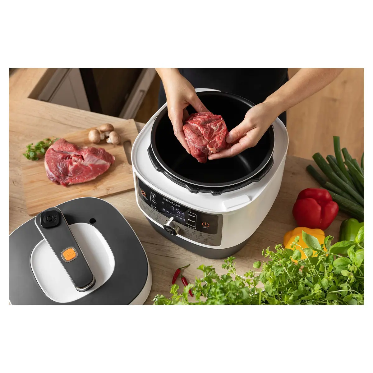 SENCOR SPR3600WH электрическая скороварка 6 л Photo 8