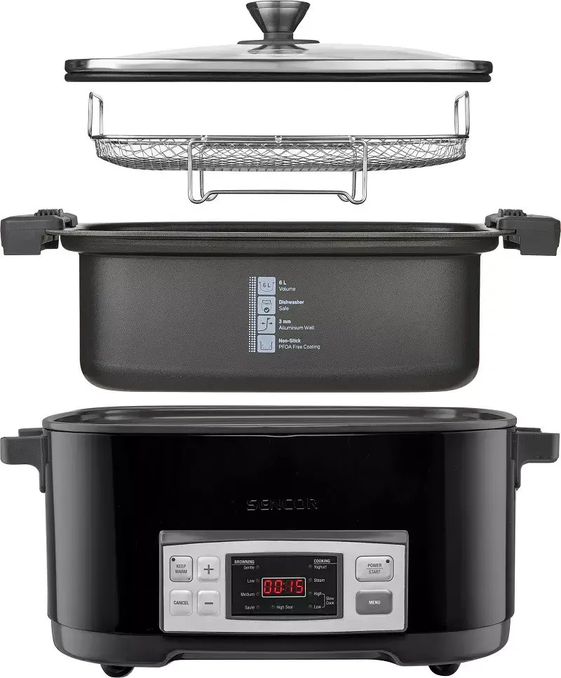 Slow Cooker SENCOR SPR5508BK 5.5 L Photo 2
