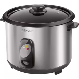 Rice cooker SENCOR SRM 2800SS — 2.8 L, 1000 W, steel/black