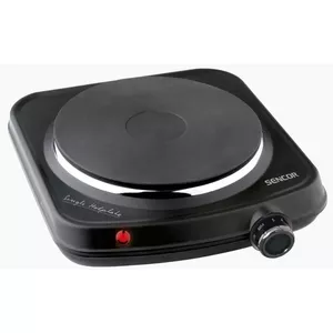 Single cooking plate Sencor SCP1504BKEUE4 — 1 heating zone, manual control, 1500 W