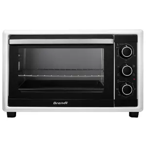 Мини-печь BRANDT FC21MUW — настольная 21 л, 1200 Вт, многофункциональная с конвекцией и грилем