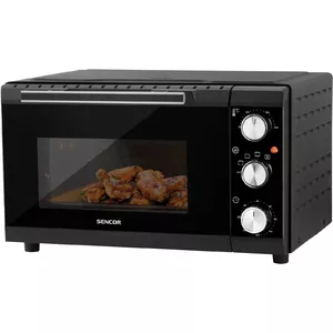 Countertop mini oven SENCOR SEO2000BK — 2000W, 20 L, 70–230°C, 120 min timer