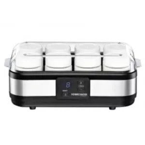 Yogurt maker Rommelsbacher JG 40 — 1.2 L, 40 W, 8 pots, stainless steel/black