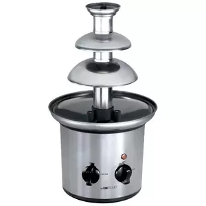 Chocolate fountain Clatronic SKB 3248, 170 W, stainless steel tower and housing, height-adjustable feet