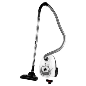 Kanonu veida putekļsūcējs Sencor SVC5500WH — 700 W ECO motors, HEPA H13, 2 l maisiņš, 8 m rādiuss, 75 dB