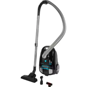 Kompaktā putekļsūcēja kanniņa SENCOR SVC7500BK3AAA — 3,5 l maisiņš, HEPA H13, 75 dB, darbības rādiuss 10 m, XXL teleskopiskais caurulis