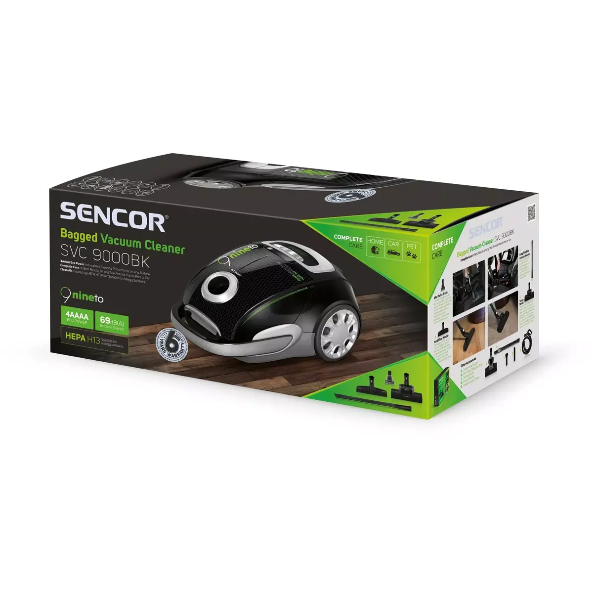 Cilindriskais putekļsūcējs SENCOR SVC 9000BK Photo 30