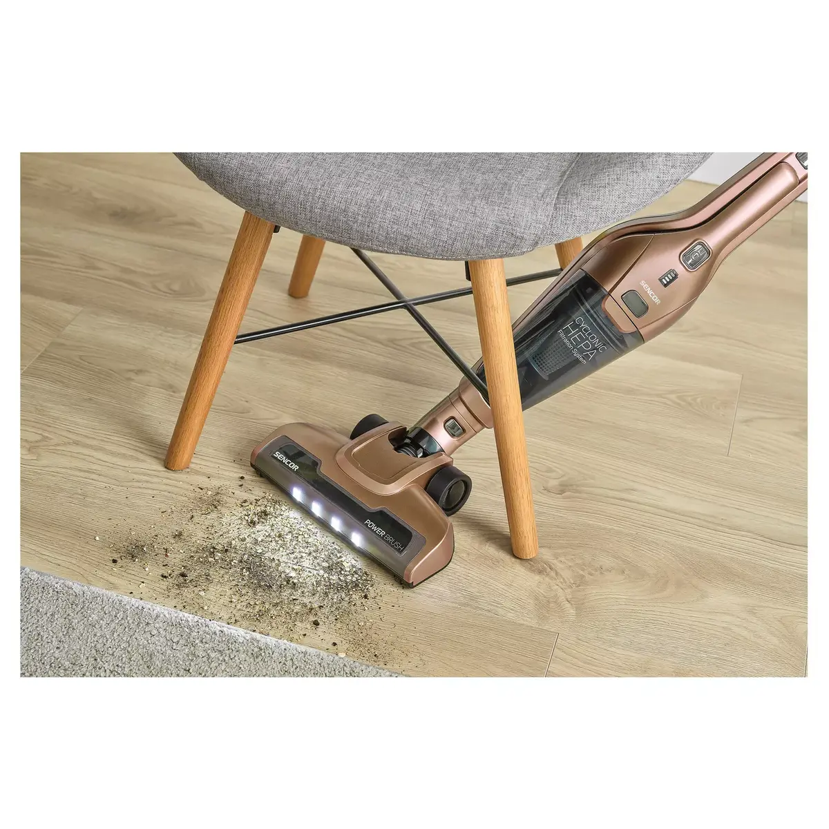 Cordless vacuum cleaner Sencor SVC0606GD Photo 5