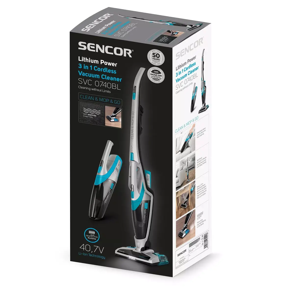 SENCOR SVC 0740BL стик-пылесос 2-в-1 Photo 23