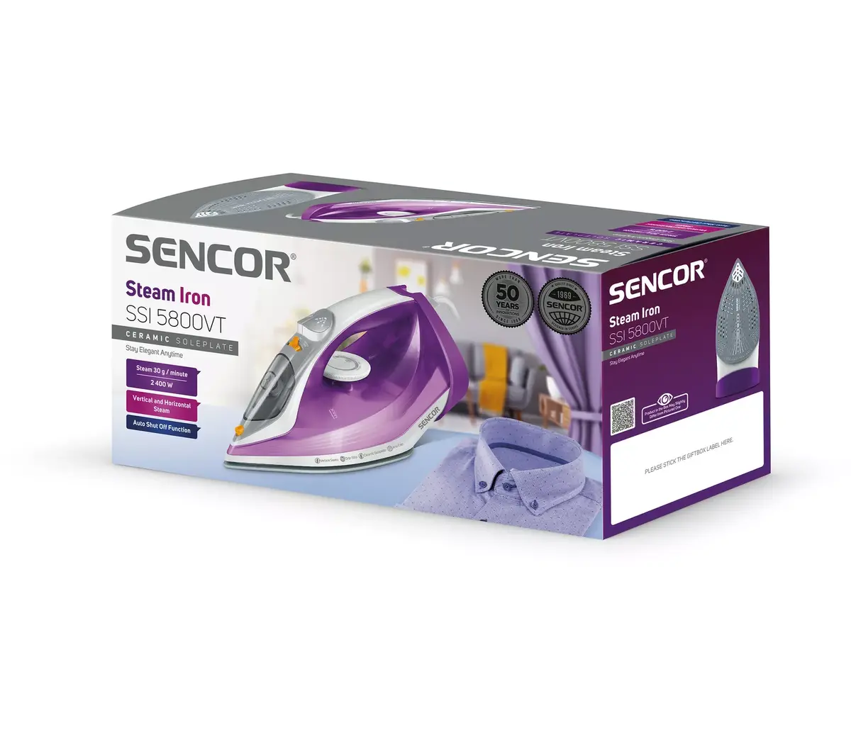 Паровой утюг SENCOR SSI5800VT 2400 Вт Photo 6