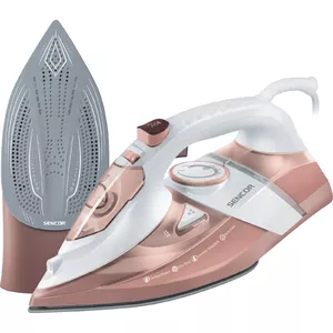 Steam iron SENCOR SSI 8300RS — steam 45 g/min, boost 195 g, ceramic soleplate, 350 ml tank
