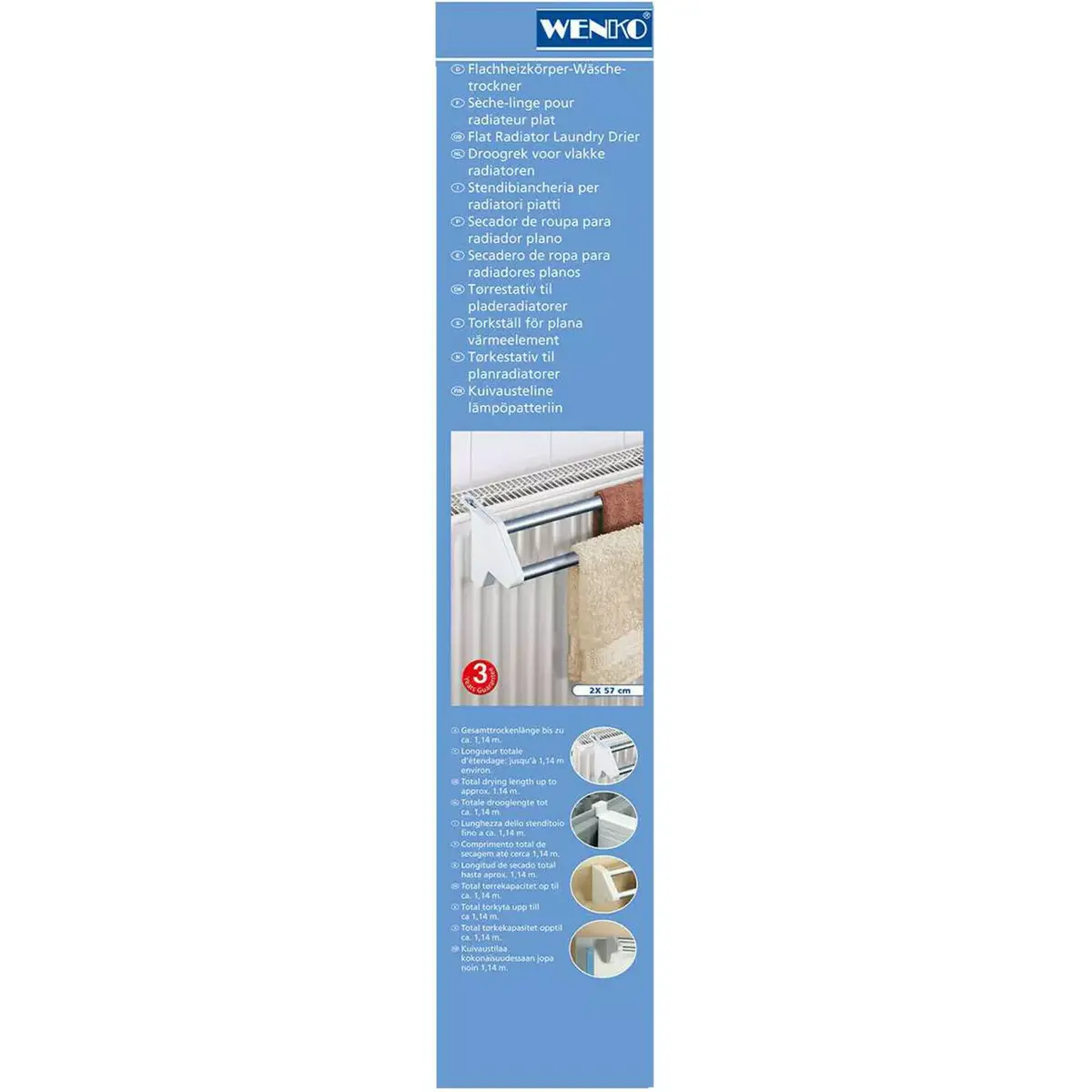Radiator dryer SCANPART Scanpart Twin 57 cm Photo 2