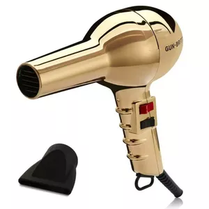 Фен GunBritt Fēns 2000W, двигатель AC, 6 режимов скорости/тепла, 90 м³/ч, кабель 3 м