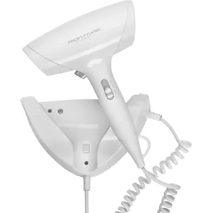 Фен Profi-Care PC-HT 3044, 1800 Вт, 2 уровня тепла/скорости, холодный обдув, настенное крепление, белый