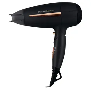 Fēns SENCOR SHD 7100BK — 2000 W, 3 temperatūras līmeņi, 2 ātrumi, jonizācija, vēsais režīms, melns
