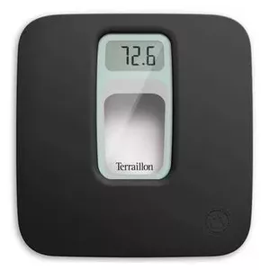 Электронные напольные весы Terraillon 15244 — квадратные, до 160 кг, точность 100 г, чёрные