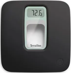 Elektroniskas personīgās svari Terraillon 15244 — kvadrātveida, 160 kg max, precizitāte 100 g, melni