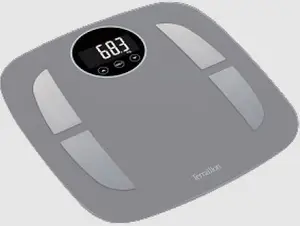 Elektroniskas personīgās svarus Terraillon Power Fit Grey — ķermeņa sastāva analizators, 160 kg, 100 g precizitāte