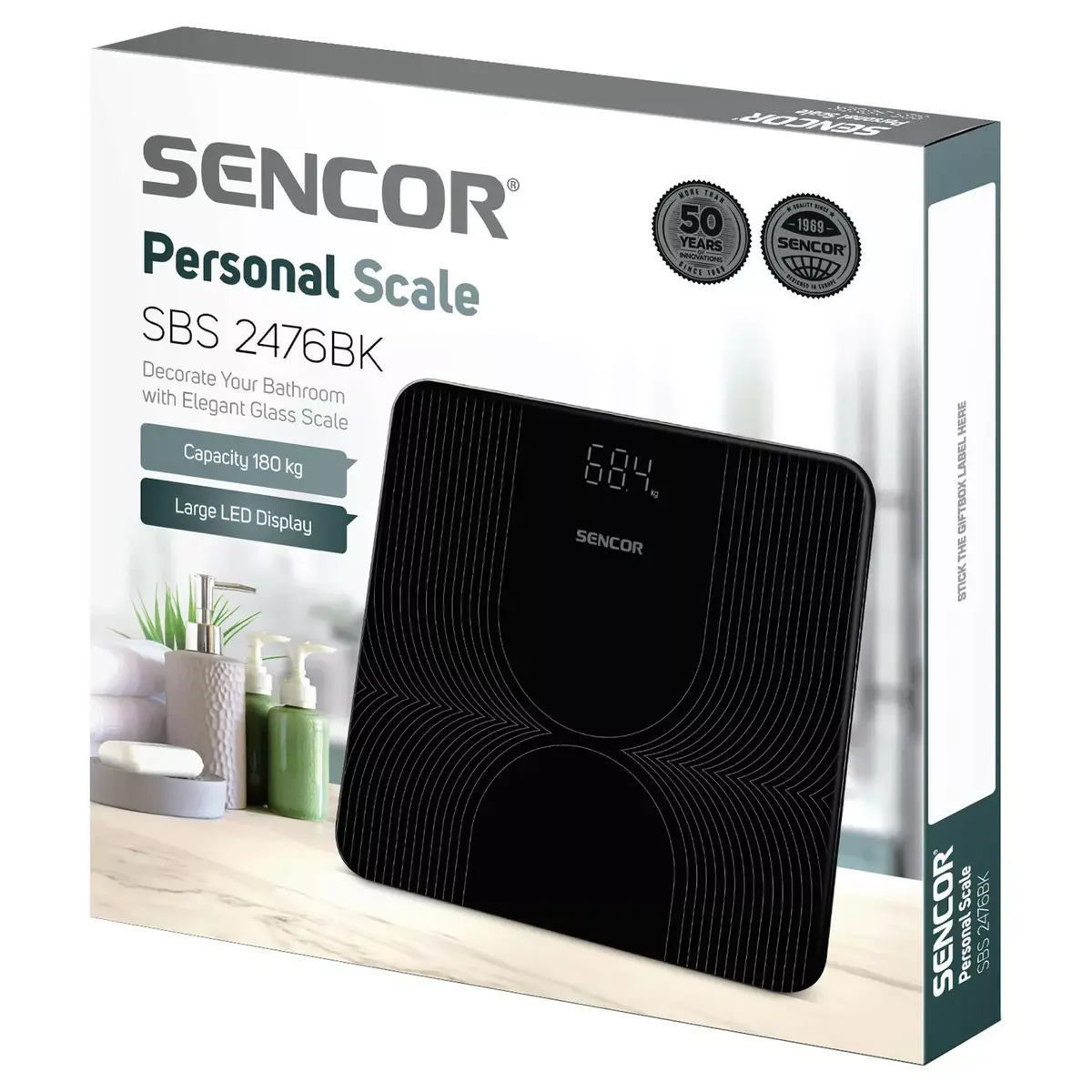 SENCOR SBS2476BK цифровые напольные весы Photo 2