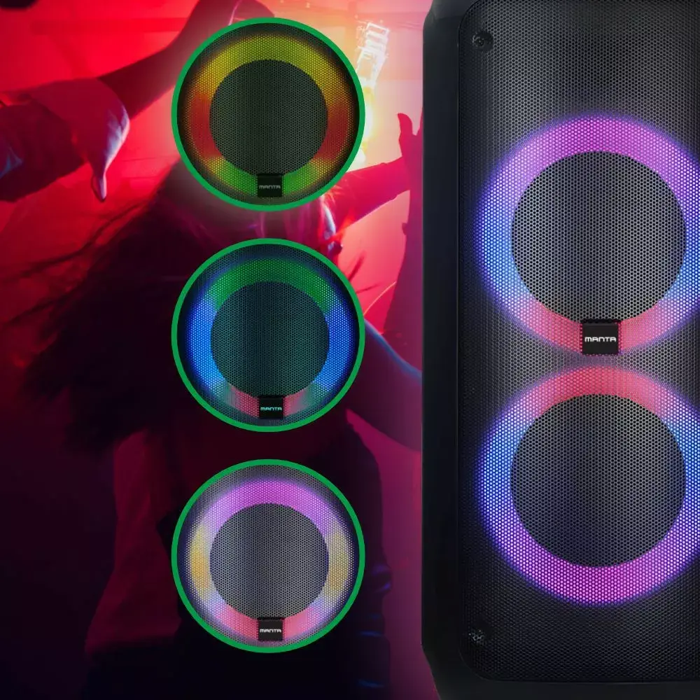 Portable speaker MANTA ATTIS SPK0802 120W Photo 3