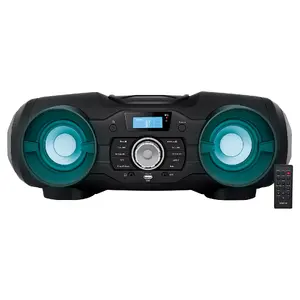 Portable stereo system SENCOR SPT 5800 — 25 W RMS, CD-R/RW, Bluetooth, USB, FM, MP3, AUX, Disco LED