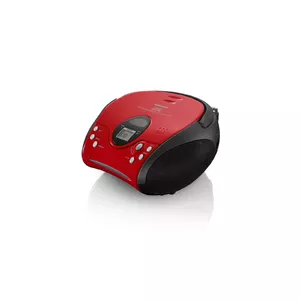 Lenco SCD-24 Digitāls FM Melns, Sarkans MP3 atskaņošana