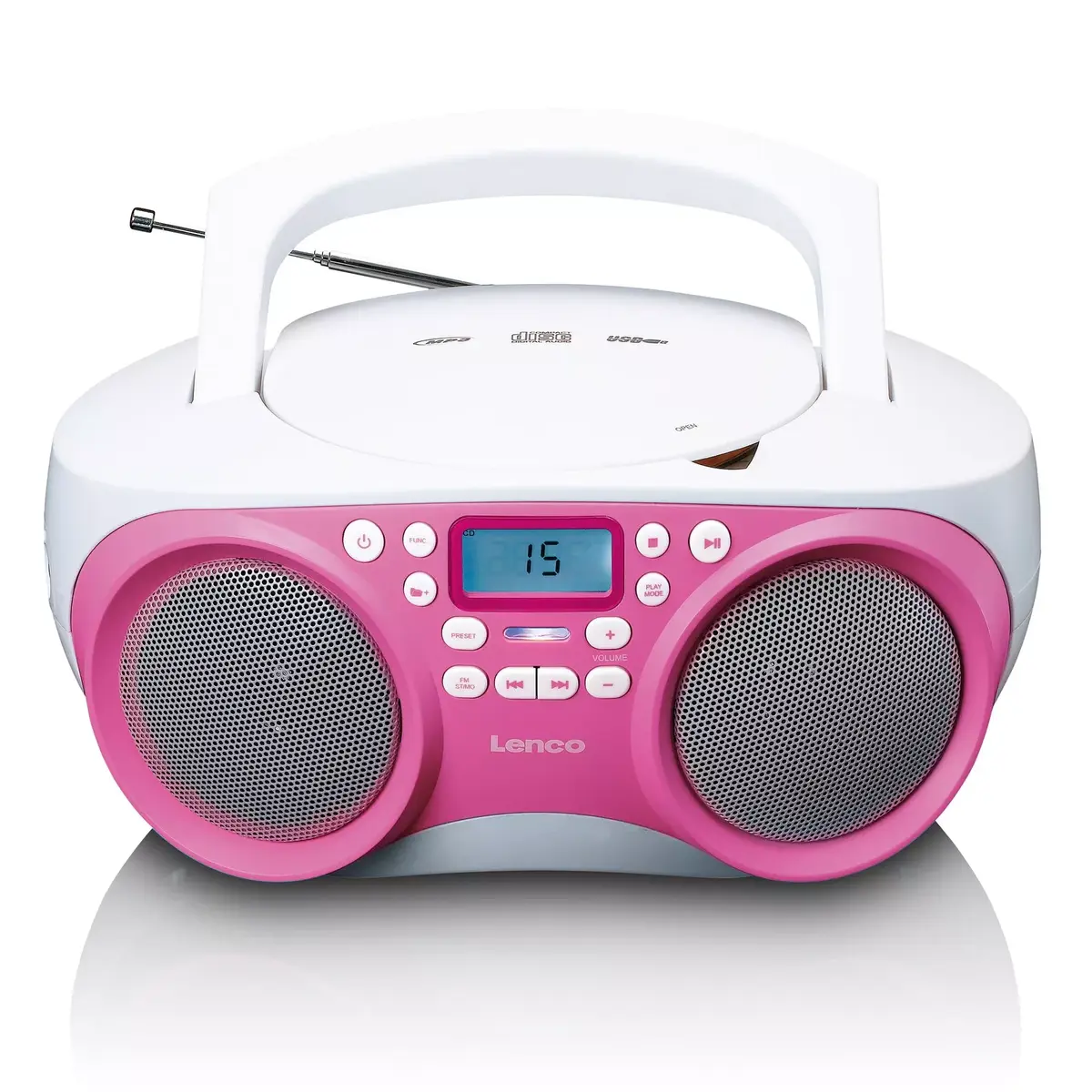 Lenco SCD-301 portable radio and CD/MP3 player Photo 4