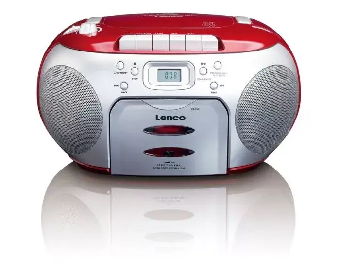 Lenco SCD-420 Portable CD Player with Radio and Cassette Photo 2