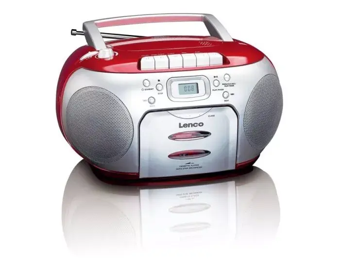 Lenco SCD-420 Portable CD Player with Radio and Cassette Photo 3