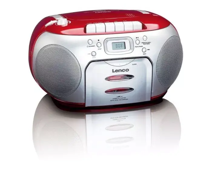 Lenco SCD-420 Portable CD Player with Radio and Cassette Photo 4