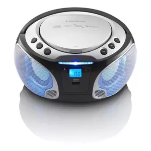 Lenco SCD-550 Цифровой 3,6 W FM Серебристый MP3-воспроизведение