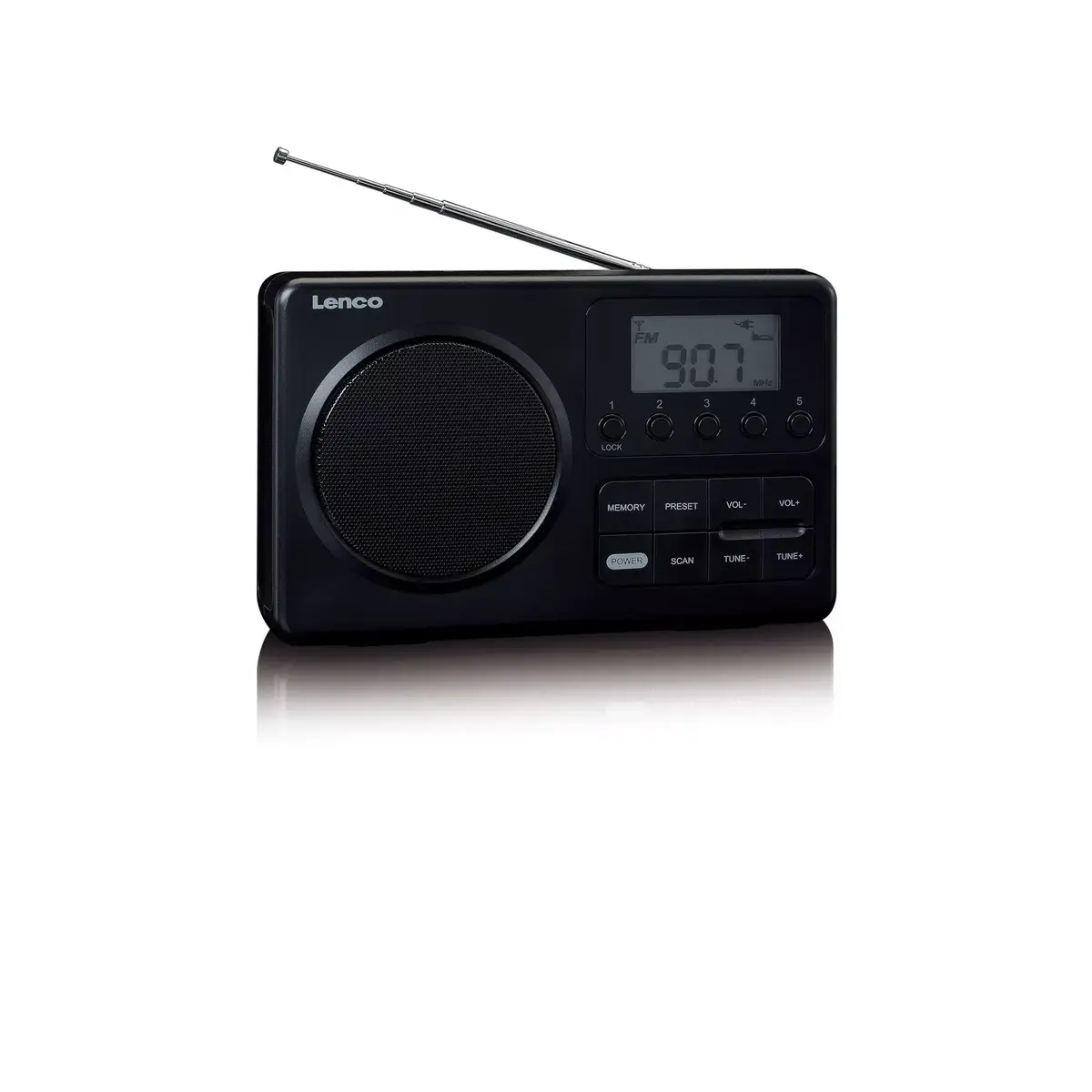 Pārnēsājams radio Lenco MPR-035BK Photo 2
