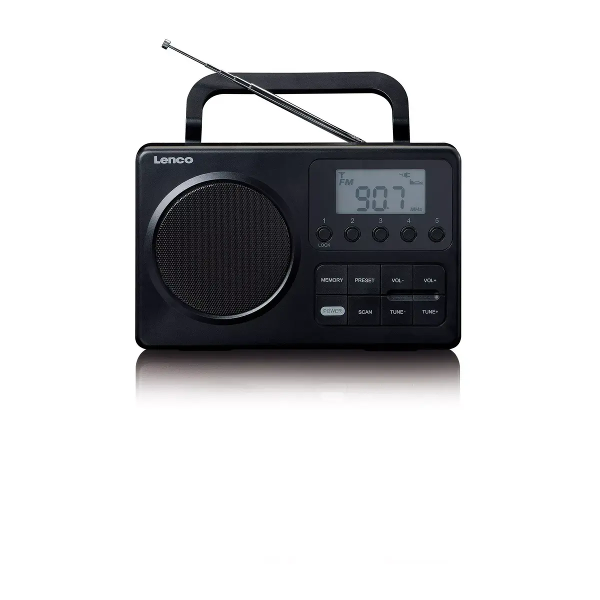 Pārnēsājams radio Lenco MPR-035BK Photo 3