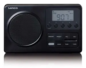 Lenco MPR-035BK Portable Analog & digital Black