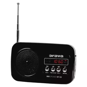 Orava RP-130 radio Pārnesams Digitāls Melns, Pelēks