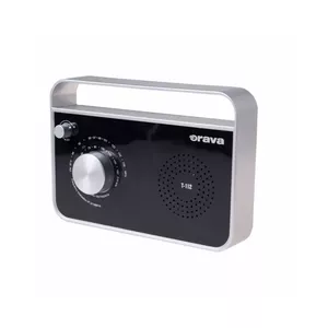 Orava T-112 radio Pārnesams Analogais Melns, Sudrabs