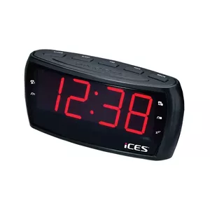 Ices ICR-230-1 radio Clock Black