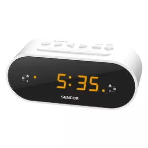 Clock Sencor SRC 1100 LED Display FM Radio White