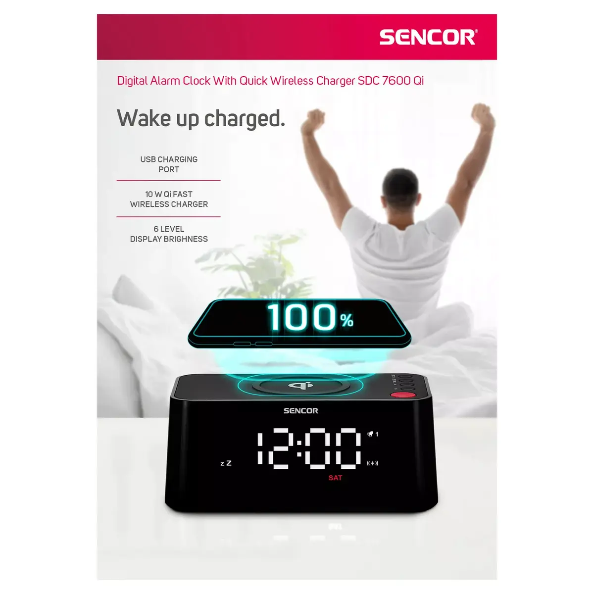 Цифровой будильник SENCOR SDC7600QI Photo 2