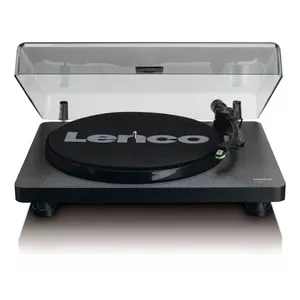 Lenco L-30BK skaņuplašu atskaņotājs Siksnas piedziņas audio atskaņotājs Melns Pusautomātisks