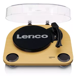 Lenco LS-40WD skaņuplašu atskaņotājs Siksnas piedziņas audio atskaņotājs Koks Pusautomātisks