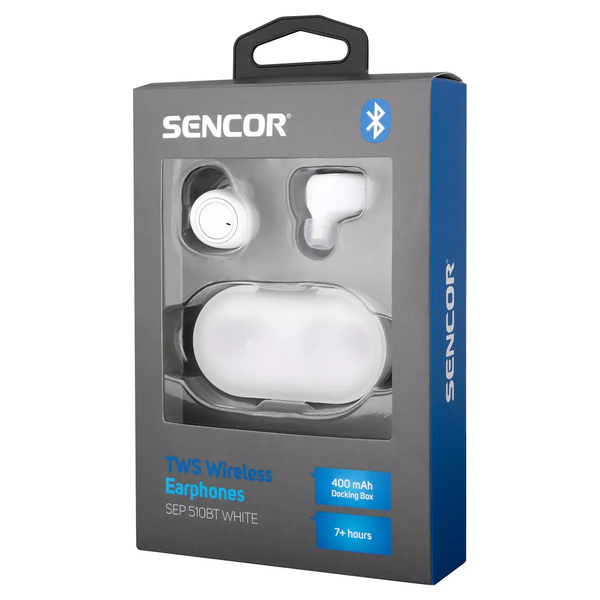 SENCOR SEP510BTWH Bluetooth iekškanāla austiņas Photo 6
