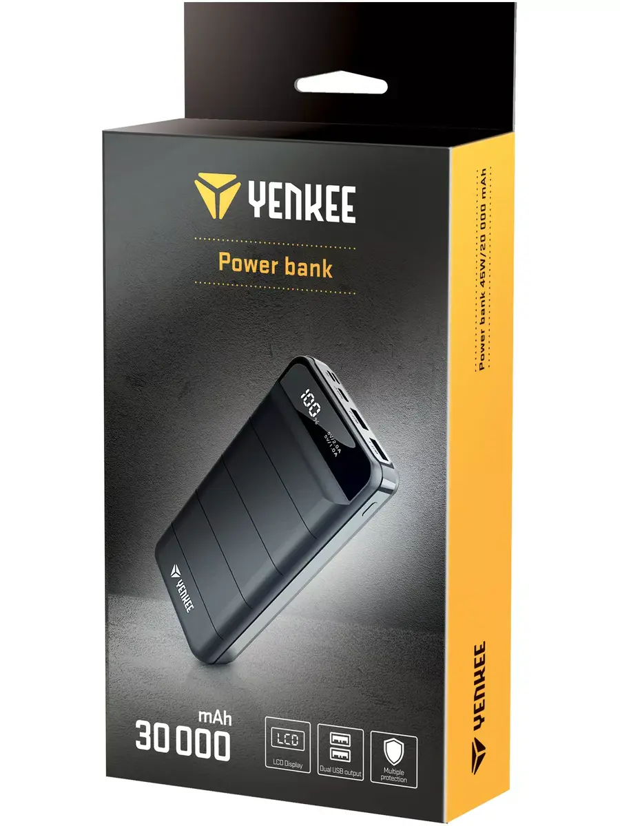 Power bank YENKEE YPB3010 — 30 000 mAh Photo 2