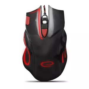 Проводная мышь ESPERANZA MX401 Hawk USB — оптическая, 7 кнопок, DPI 800/1200/1600/2400, правая, оплетённый кабель 1,5 м