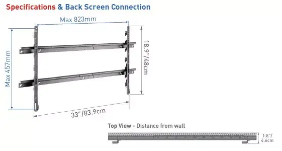 Wall/ceiling LCD mount BARKAN 40P.S Photo 2