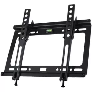 Wall mount SENCOR SHTB331 for TVs 13"–40", VESA 75x75–200x200, tilt -6°/0°, load 15 kg, black steel