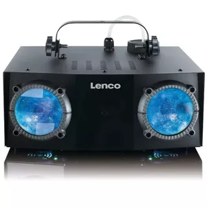 LENCO LFM-110BK - DUAL MATRIX PARTY LED LIGHT AND FOG MACHINE