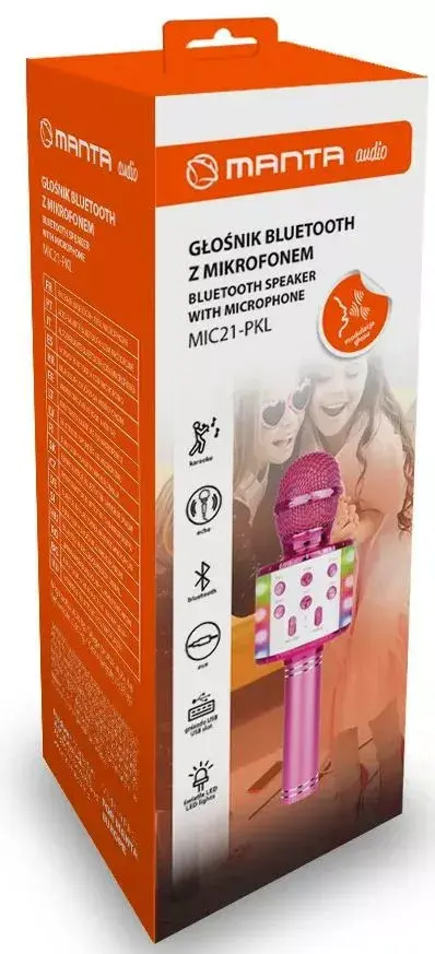 MANTA MIC21PKL karaoke microphone with speaker Photo 6