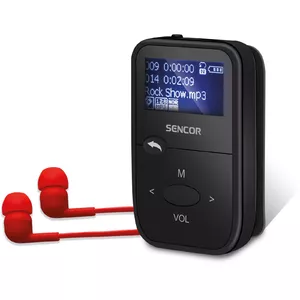 MP3 atskaņotājs 8 GB Sencor SFP4408BK
